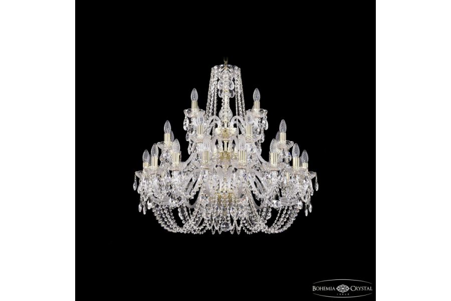 Подвесная люстра Bohemia Ivele Crystal 1402/16+8+4/300/3d G