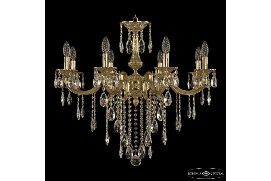 Подвесная люстра Bohemia Ivele Crystal Verona 72110/8/250 B G