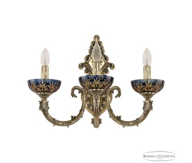 Бра Bohemia Ivele Crystal Florence 7109B15/3/210 GB P Amber-Blue/H-1I