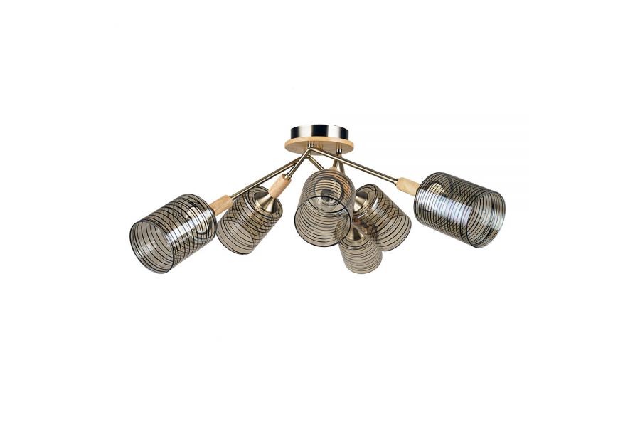 Потолочная люстра Arte Lamp Maria A4536PL-6AB