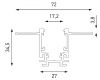 Шинопровод встраиваемый Lumker SY-LINK-20T2S-2.5-WH 019269