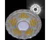 Встраиваемый светильник Reluce 62060-9.0-001PL MR16+LED5W CL+GD