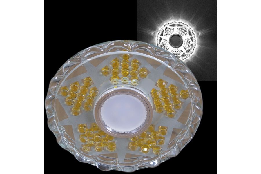 Встраиваемый светильник Reluce 62060-9.0-001PL MR16+LED5W CL+GD