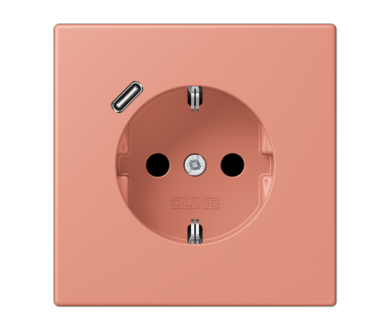 Купить Розетка 2K+З USB Typ C Jung LC1520-18C233 Розетка 2K+З USB Typ C Jung LC1520-18C233