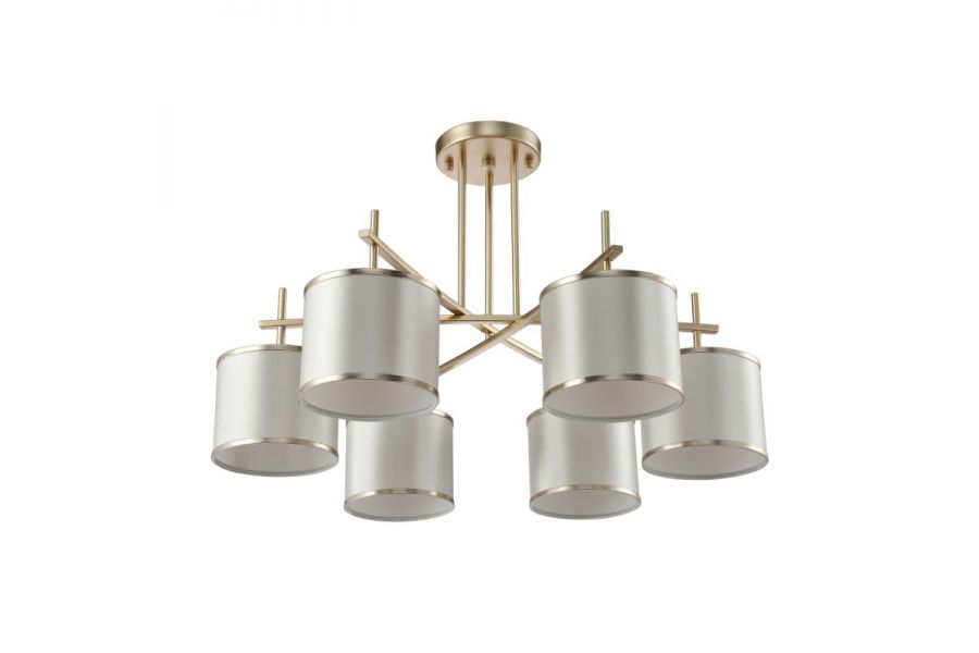 Потолочная люстра Crystal Lux Sergio PL6 Gold