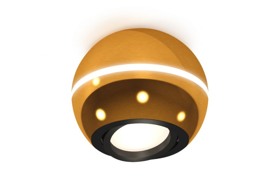 Накладной поворотный светильник с дополнительной подсветкой Ambrella Light Techno XS1105010 (C1105, N7002)