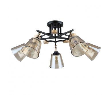 Потолочная люстра Arte Lamp Glassy A5078PL-5BK