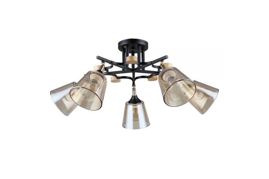 Потолочная люстра Arte Lamp Glassy A5078PL-5BK