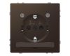 Розетка Schneider Electric Merten D-Life 16A с/з и LED модулем MTN2304-6052