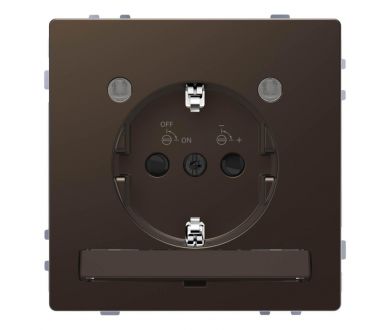 Розетка Schneider Electric Merten D-Life 16A с/з и LED модулем MTN2304-6052