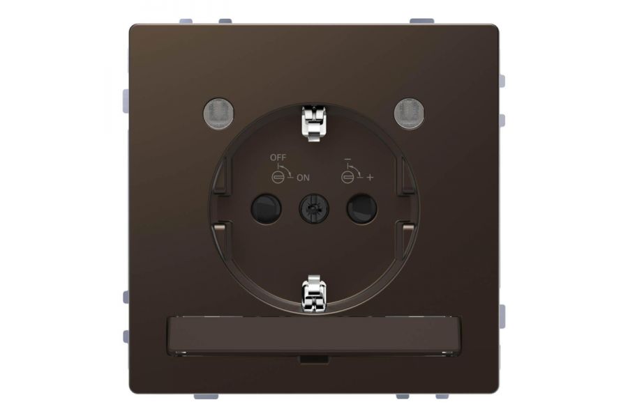 Розетка Schneider Electric Merten D-Life 16A с/з и LED модулем MTN2304-6052