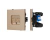 Механизм компьютерной розетки двойной Arlight SCT-TENDO-MPC2-PL-GD (RJ-45, CAT6) 054103