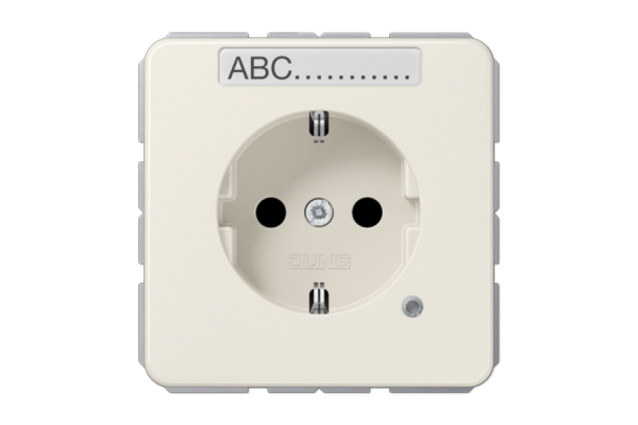 Розетка Schuko с индикатором режима работы Jung CD1520BFNAKO