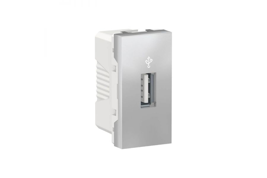 Розетка компьютерная USB Schneider Electric Unica New Modular NU342930