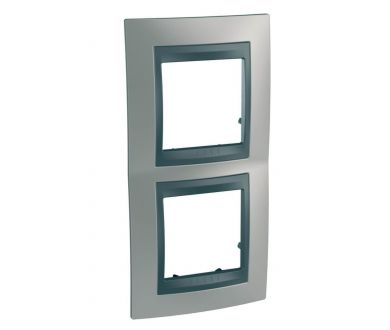 Рамка 2-постовая вертикальная Schneider Electric Unica Top MGU66.004V.239