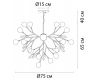 Подвесная люстра Arte Lamp Candy A7274SP-36WH