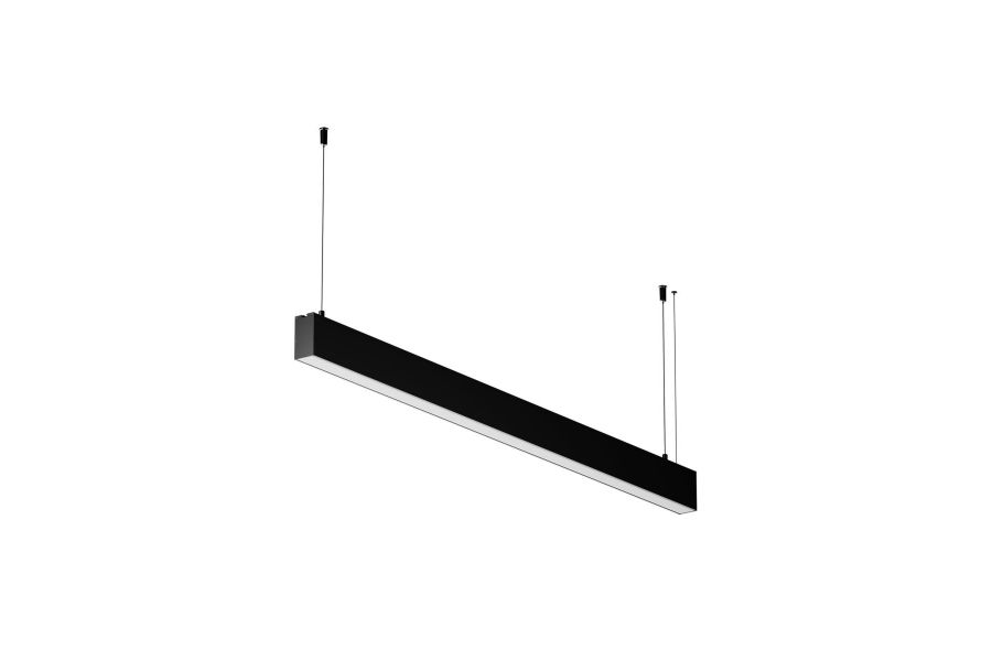 Линейный подвесной светильник Maytoni Technical 3000K 35x67 (Черный, 1 м) LL312043
