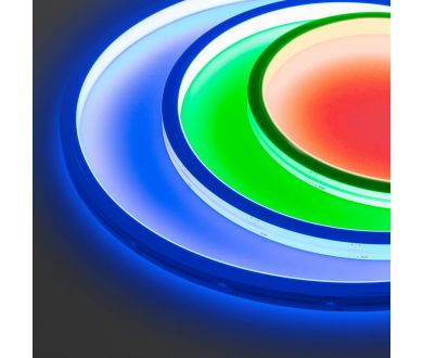 Светодиодная герметичная лента Arlight WAVE-TOP-PU-H120-10x10mm 24V RGB (10 W/m, IP68, 1m, wire x1) 052641