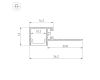 Профиль Arlight FANTOM-W12-EDGE-2000 ANOD 040329