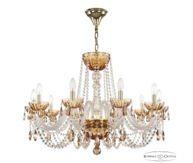 Купить Подвесная люстра Bohemia Ivele Crystal 5402/10/300 G Amber/M-1H K721 Подвесная люстра Bohemia Ivele Crystal 5402/10/300 G Amber/M-1H K721