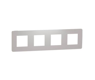 Рамка 4-постовая Schneider Electric Unica New NU280824