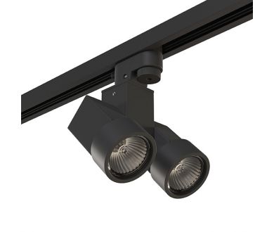 Трековый светильник Lightstar Track 1 black A1T051037 (592027+051037)