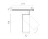 Трековый трехфазный светильник Quattro LED с управлением TRIAC Lightstar Alta Base A5136TRIAC