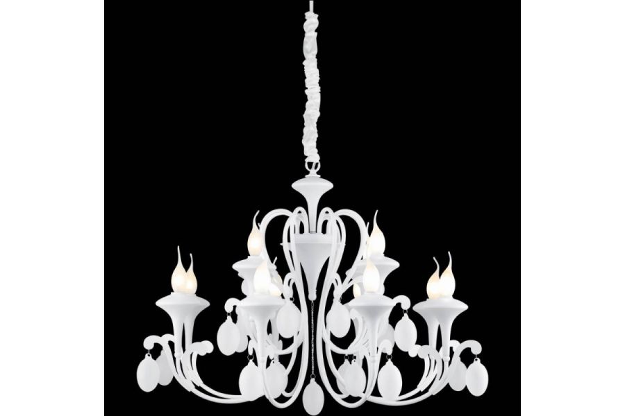 Подвесная люстра Arte Lamp Montmartre A3239LM-12WH