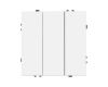 Выключатель 3 кл софт-тач белый кварц Arlight SWT-MK03-SFPL-WH (250V, 10A) 061801(1)