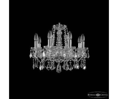 Подвесная люстра Bohemia Ivele Crystal 1413/8/165 Ni Leafs