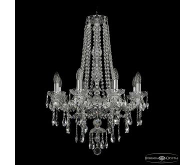 Подвесная люстра Bohemia Ivele Crystal 1415/8/200/h-76 Ni