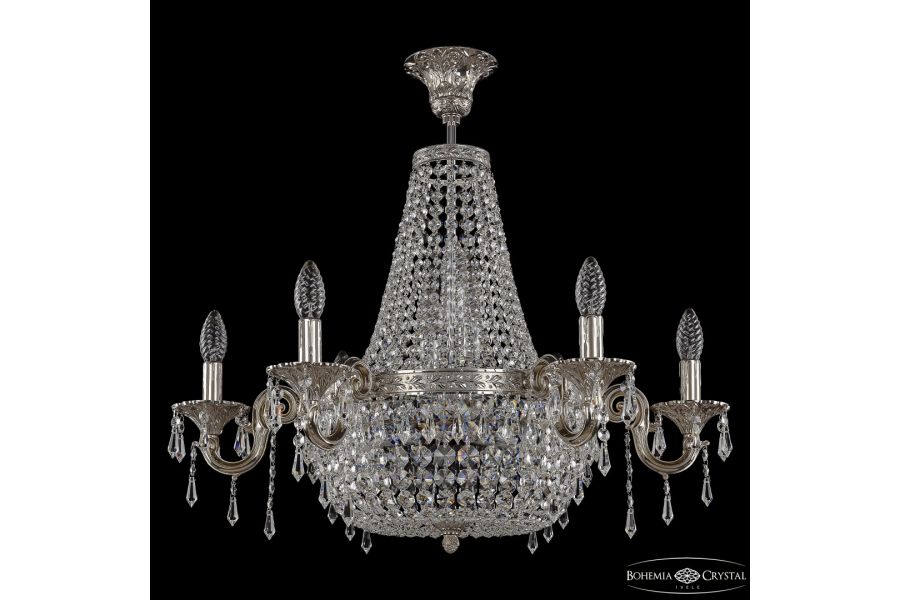Потолочная люстра Bohemia Ivele Crystal 2201H203/6/70IV Ni