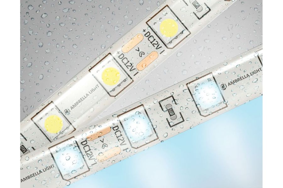 Светодиодная лента Ambrella Light LED Strip 12В 5050 14,4Вт/м 6500K 5м IP65 GS2103