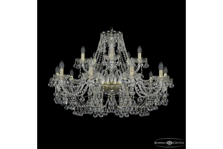Подвесная люстра Bohemia Ivele Crystal 1409/10+5/360 G