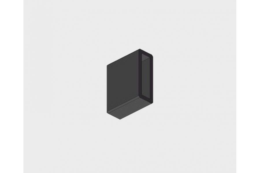 Комплект заглушек (2 шт.) Italline Fantom IT010-4014 black