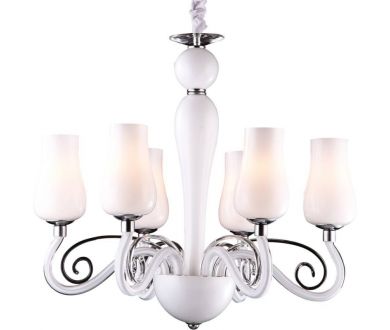 Подвесная люстра Arte Lamp Biancaneve A8110LM-6WH