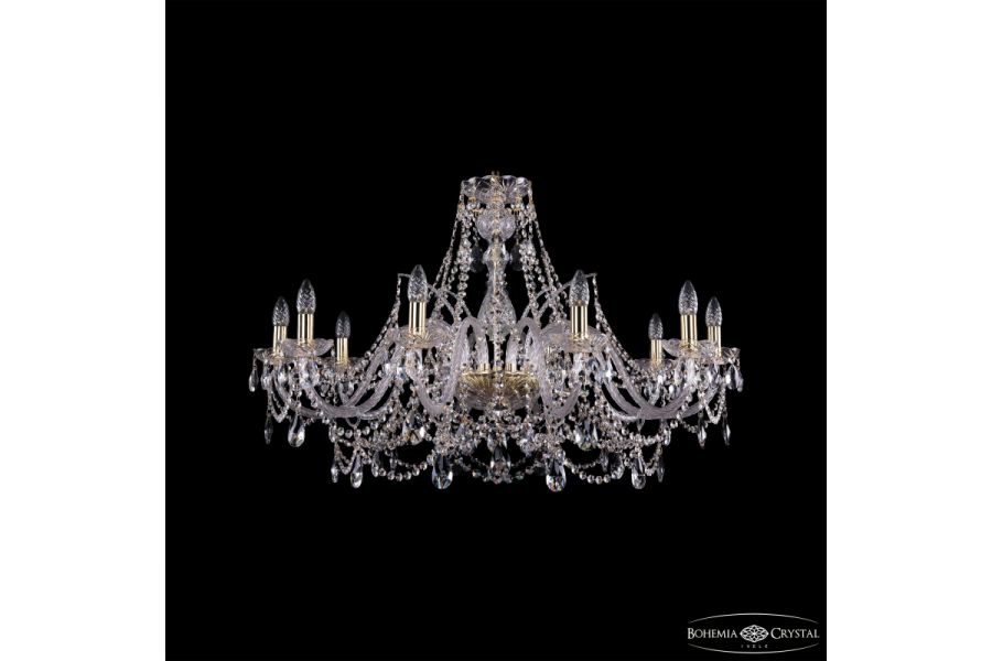 Подвесная люстра Bohemia Ivele Crystal 1411/10/360 G