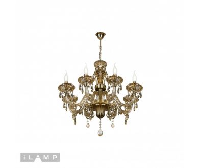 Купить Подвесная люстра iLamp Asia 61079-8 BR Подвесная люстра iLamp Asia 61079-8 BR