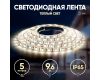 Светодиодная лента Эра 12В 2835 9,6Вт/м 3000K 5м IP65 LS2835 120LED-IP65-WW-eco-5m Б0035600