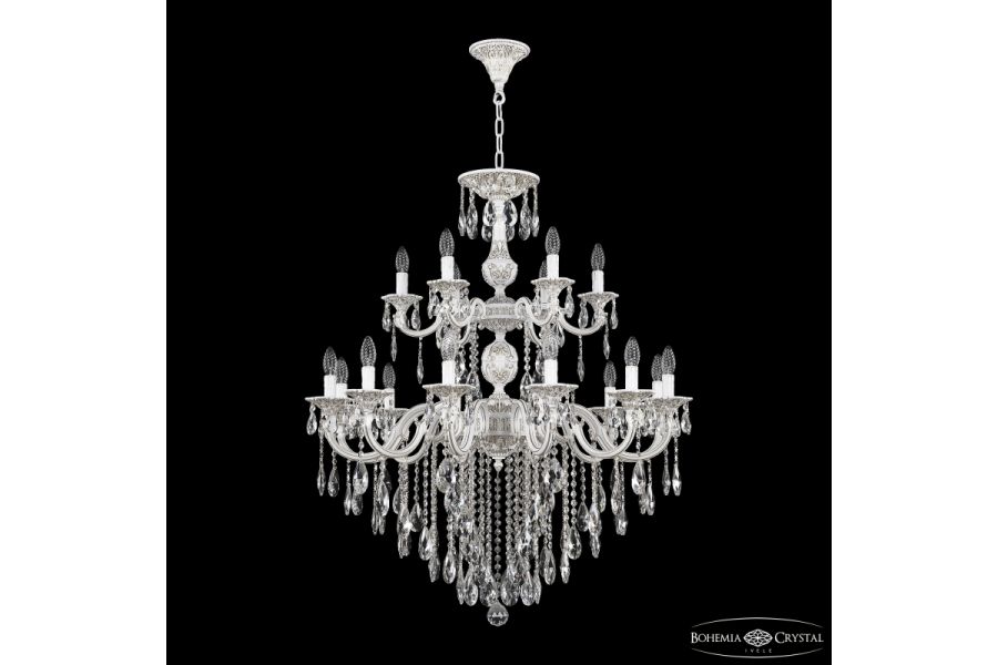 Подвесная люстра Bohemia Ivele Crystal AL78101/12+6/300/2D B WMG