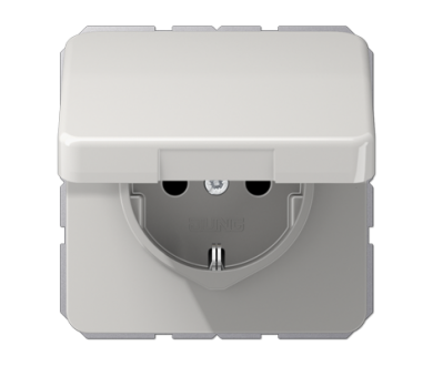 Розетка штепсельная Schuko Jung CD1520BFKLLG