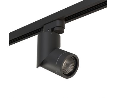 Трековый светильник Lightstar Track 1 black A1T051017 (592017+051017)
