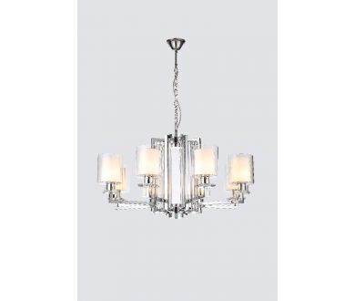Подвесная люстра iLamp King RM6201-8 CR+CL