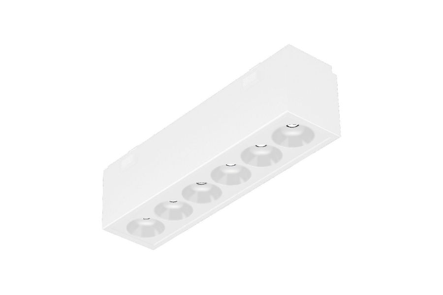 Трековый магнитный светильник Arlight MAG-VIBE-LASER-L101-6W Warm3000 (WH, 24 deg, 48V) 044417