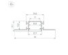 Профиль Arlight FANTOM-W23-2000 ANOD 040330