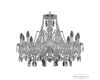 Подвесная люстра Bohemia Ivele Crystal 105/12/240 Ni