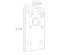 Коннектор-заглушка Arte Lamp Linea-Accessories A482006