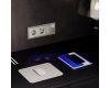 Розетка с USB, А+А Voltum S70 VLS040404 (шелк)
