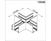 Соединитель X в комплекте соединительная планка 4шт Novotech Port Vector 135309
