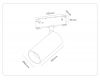 Трековый магнитный светильник с переключателем цв. темп. Ambrella Light GL2314